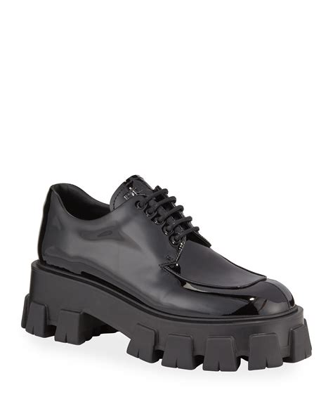 prada laced shoes|Prada chunky shoes.